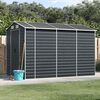 vidaXL Garden Shed Anthracite Galvanized Steel Large Garden Shed