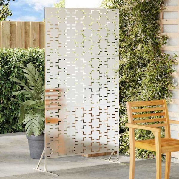vidaXL Privacy Screen Grey Steel