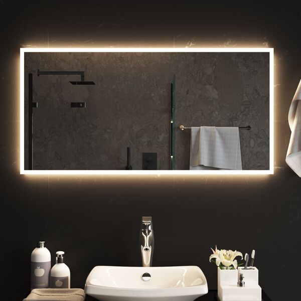 vidaXL LED Bathroom Mirror 39.4"x19.7"