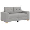 vidaXL Sofa Set Gray fabric