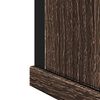 vidaXL Bathroom Mirror Cabinet Brown oak Engineered wood Medium