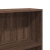 vidaXL Bookcase Brown oak Engineered wood Large Bookcase Rectangular