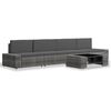 vidaXL Garden Lounge Set Grey and Anthracite