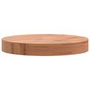 vidaXL Table Top Beech Solid Beech Wood Small Table Top Round