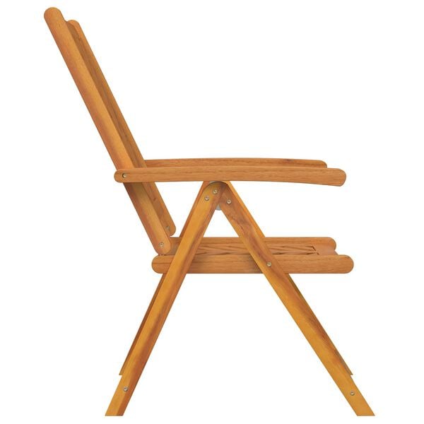 vidaXL Reclining Chair 6 pcs Brown 57 x 71 x 90cm Wood