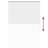 vidaXL Roller Blind White Polyester 45.3x68.9 in Rollable