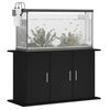 vidaXL Stylish Aquarium Stand Black Engineered wood 40 x 16.1 x 22.8 in