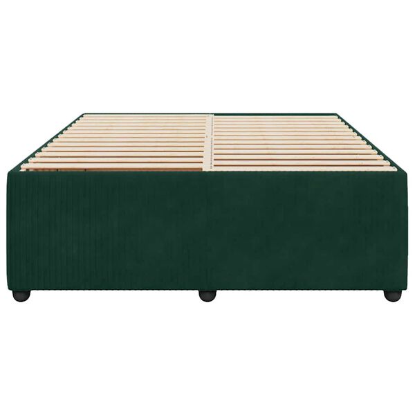 vidaXL Bed Frame Dark Green
