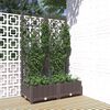 vidaXL Garden Planter Brown Polypropylene Large Planters