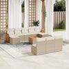 vidaXL Garden Sofa Set Beige