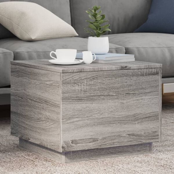 vidaXL Coffee Table Gray sonoma Engineered wood Medium Coffee Table