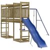 vidaXL Outdoor Playset Brown Solid pine wood Large Durable