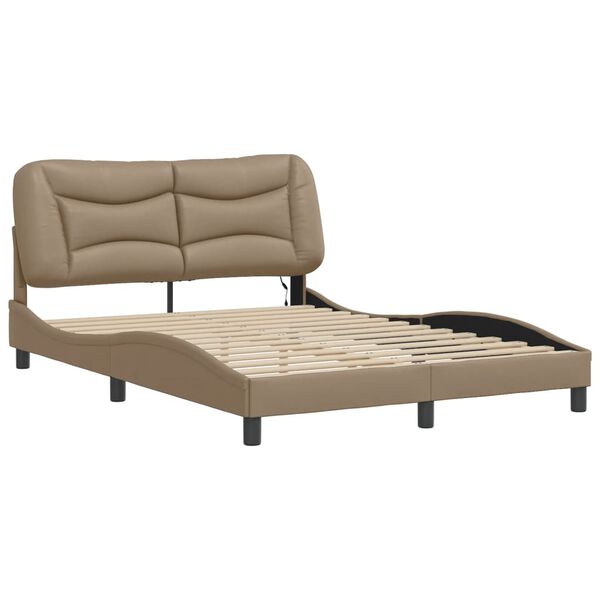 vidaXL Bed Frame Cappuccino