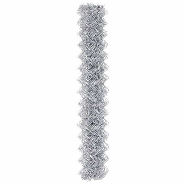 vidaXL Chain Link Fence Silver 10 x 1.6 m Galvanized steel