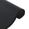 vidaXL Rug Black Bamboo, Polypropylene Large Water-resistant Rug