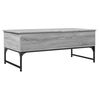 vidaXL Coffee Table Grey Sonoma Engineered wood, metal Medium