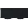 vidaXL Awning Replacement Fabric Black 177.17" x 118.11" Canvas