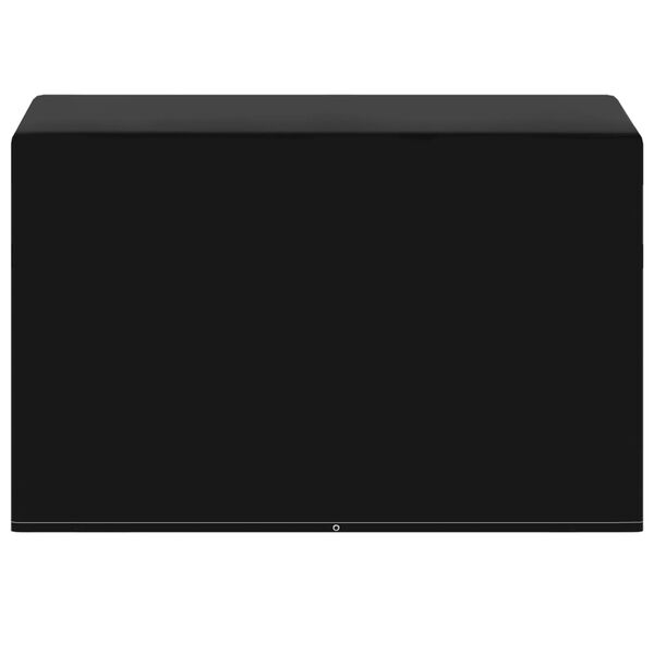vidaXL Swing Bench Cover Black Polyethylene, Aluminum 53.1x41.3x68.9 in