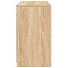 vidaXL Sideboard Sonoma oak Engineered wood, glass Compact Sideboard