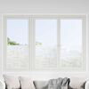 vidaXL Window Film Frosted PVC 23.6 x 196.9 in Pattern Window Film