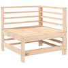 vidaXL Garden Lounge Set Natural Pine Solid Pine Wood 7 Piece Modular