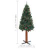 vidaXL Christmas Tree Green PVC 70.9 in tall Christmas Tree