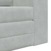 vidaXL Sofa Bed Light Grey 58.27 x 27.95 x 32.68 in Velvet