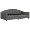 vidaXL Day Bed Dark Grey Fabric (100% polyester), metal, solid wood Single