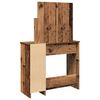 vidaXL Dressing Table Old Wood Engineered wood Medium Dressing Table