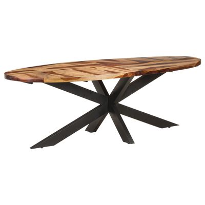 vidaXL Dining Table 94.5"x39.4"x29.5" Acacia Wood with Honey Finish