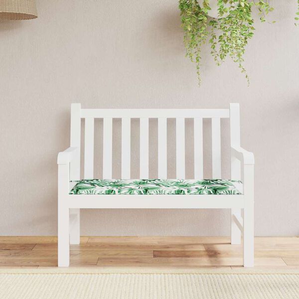 vidaXL Garden Bench Cushion Green 39.4" x 19.7" x 1.6" Oxford Fabric