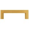 vidaXL Cabinet Handle Set of 10 Gold Stainless steel Standard Durable