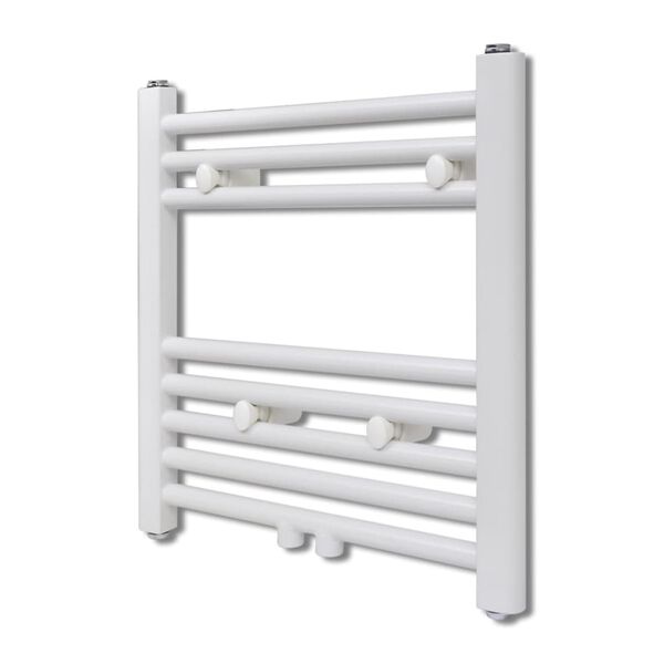 vidaXL Bathroom Central Heating Towel Rail Radiator Straight 18.90 x 18.90"