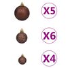 vidaXL Artificial Pre-lit Christmas Tree with Ball Set White 35.4"