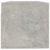 vidaXL Floating Cabinet Concrete grey Engineered wood 39.4 inches wide
