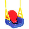 vidaXL Swing Seat Blue Polypropylene Toddler size Adjustable Armrests
