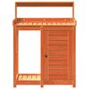 vidaXL Potting Table Wax brown Solid pine wood Medium Potting Table
