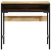 vidaXL Writing Desk Brown 31.5" x 19.7" x 29.5" solid mango wood