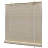 vidaXL Natural Bamboo Roller Blinds 4 pcs 47.2"x63"