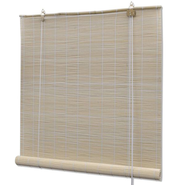 vidaXL Natural Bamboo Roller Blinds 4 pcs 47.2"x63"