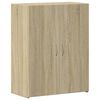 vidaXL File Cabinet Sonoma Oak 23.6"x12.6"x30.5" Engineered Wood
