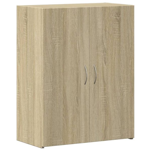 vidaXL File Cabinet Sonoma Oak 23.6"x12.6"x30.5" Engineered Wood