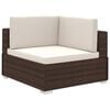 vidaXL Patio Furniture Brown PE Rattan Large Light Weight