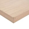 vidaXL Floating Shelf Set of 2 Oak Engineered wood with oak veneer, metal