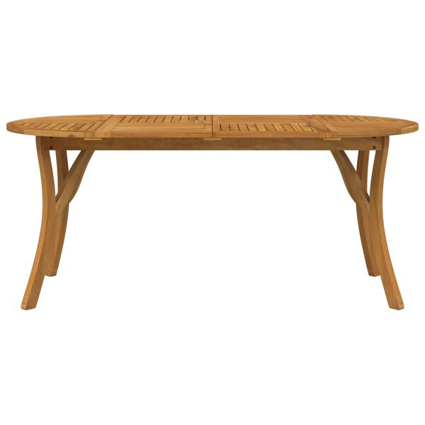 vidaXL Garden Table Brown Solid acacia wood Large Durable Garden Table