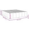 vidaXL Bed Frame Black