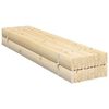 vidaXL Bed Slat Natural wood Solid pine wood 39.4 x 78.7 in Bed Slats