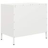 vidaXL Sideboard White Cold-rolled steel Medium Sideboard Rectangular