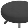 vidaXL Dining Chair Black Velvet (100% polyester), powder-coated steel