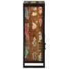 vidaXL Bathroom Cabinet Brown 15.7" x 11.8" x 35.4" Solid Reclaim wood